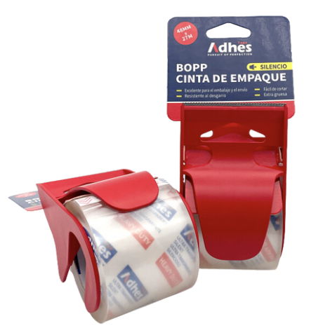 Cinta de empaque Mini cristal con dispensador